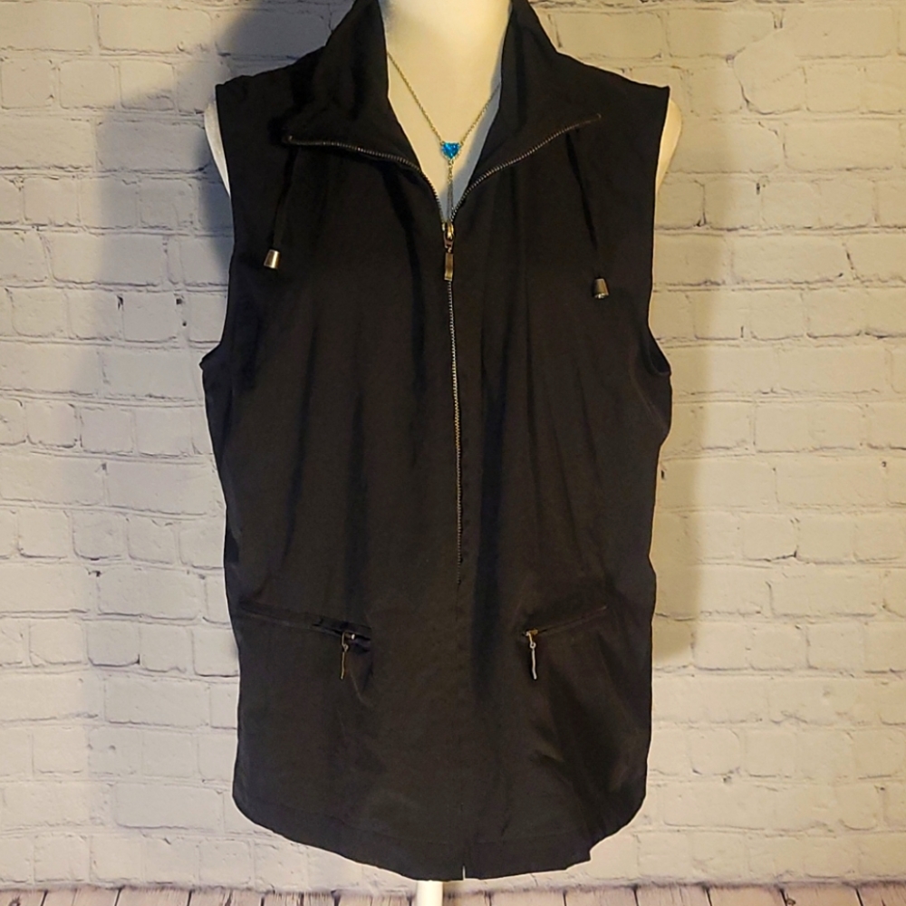 Plus Size 3 Zenergy by Chico's Zippered Vest